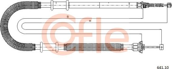 Cofle 641.10 - Trose, Stāvbremžu sistēma www.autospares.lv