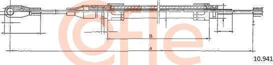 Cofle 10.941 - Trose, Stāvbremžu sistēma www.autospares.lv