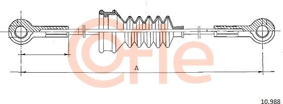 Cofle 10.988 - Trose, Stāvbremžu sistēma www.autospares.lv