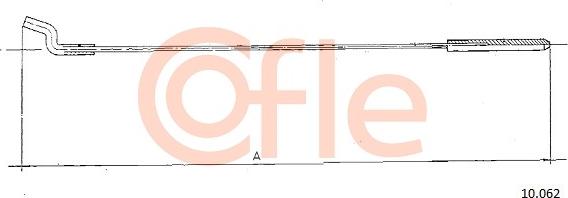 Cofle 10.062 - Accelerator Cable www.autospares.lv