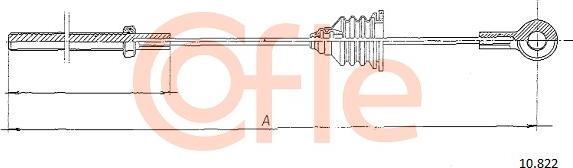 Cofle 10.822 - Trose, Stāvbremžu sistēma www.autospares.lv