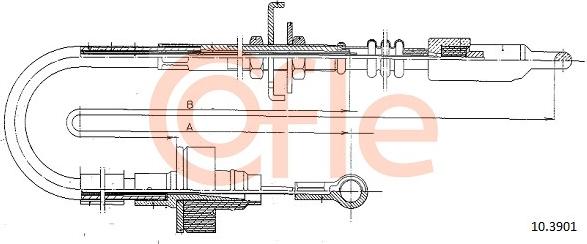 Cofle 10.3901 - Trose, Sajūga pievads www.autospares.lv