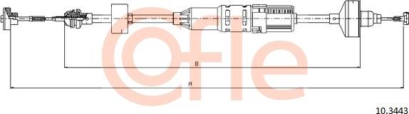 Cofle 10.3443 - Trose, Sajūga pievads www.autospares.lv