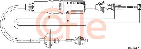 Cofle 10.3447 - Trose, Sajūga pievads autospares.lv