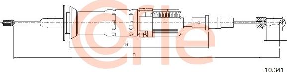 Cofle 10.341 - Trose, Sajūga pievads www.autospares.lv