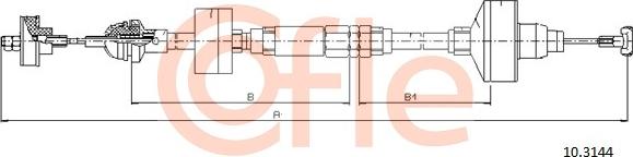 Cofle 10.3144 - Trose, Sajūga pievads www.autospares.lv