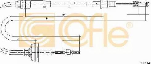 Cofle 10.3141 - Trose, Sajūga pievads www.autospares.lv