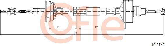 Cofle 10.3143 - Trose, Sajūga pievads www.autospares.lv