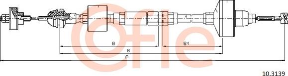 Cofle 10.3139 - Trose, Sajūga pievads www.autospares.lv