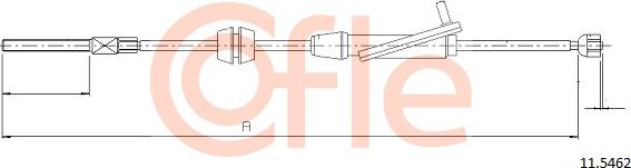 Cofle 11.5462 - Trose, Stāvbremžu sistēma www.autospares.lv