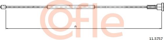 Cofle 11.5757 - Trose, Stāvbremžu sistēma www.autospares.lv