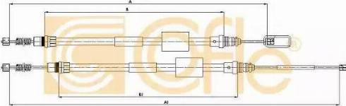 Cofle 11.6862 - Trose, Stāvbremžu sistēma www.autospares.lv