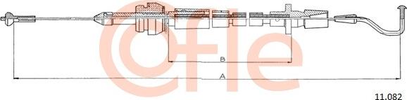 Cofle 11.082 - Akseleratora trose www.autospares.lv