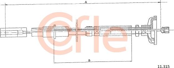 Cofle 11.315 - Trose, Sajūga pievads www.autospares.lv