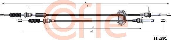 Cofle 11.2891 - Trose, Mehāniskā pārnesumkārba www.autospares.lv