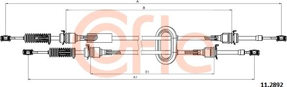 Cofle 11.2892 - Trose, Mehāniskā pārnesumkārba www.autospares.lv