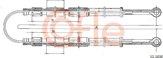 Cofle 12.103E - Trose, Stāvbremžu sistēma www.autospares.lv