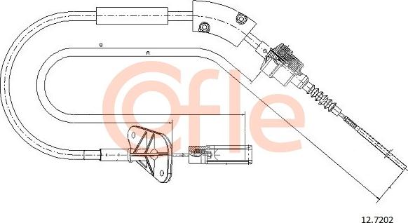 Cofle 12.7202 - Trose, Sajūga pievads www.autospares.lv