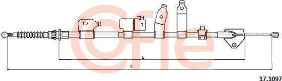 Cofle 92171097 - Trose, Stāvbremžu sistēma www.autospares.lv