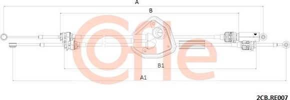 Cofle 2CB.RE007 - Trose, Mehāniskā pārnesumkārba www.autospares.lv