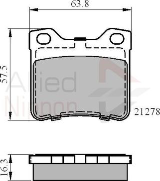 Comline ADB01060 - Bremžu uzliku kompl., Disku bremzes autospares.lv