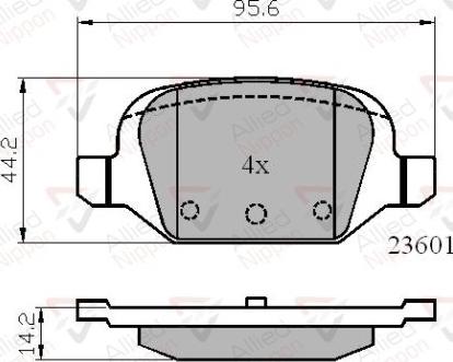 Comline ADB01026 - Bremžu uzliku kompl., Disku bremzes autospares.lv