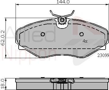 Automotor France PBP2685 - Bremžu uzliku kompl., Disku bremzes autospares.lv