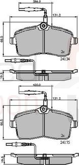 Comline ADB11250 - Bremžu uzliku kompl., Disku bremzes autospares.lv