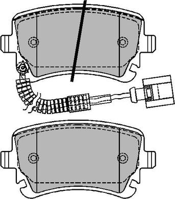 Comline CBP11754 - Тормозные колодки, дисковые, комплект www.autospares.lv