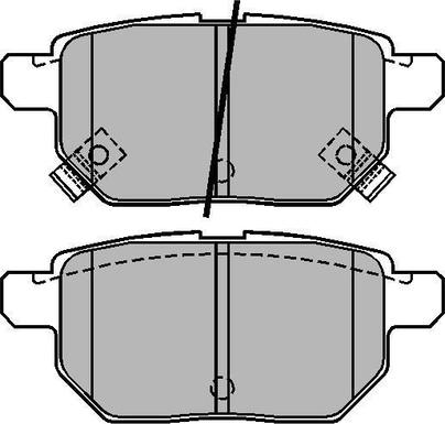 ACDelco 19374437 - Bremžu uzliku kompl., Disku bremzes autospares.lv