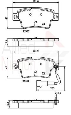 Comline ADB21528 - Тормозные колодки, дисковые, комплект www.autospares.lv