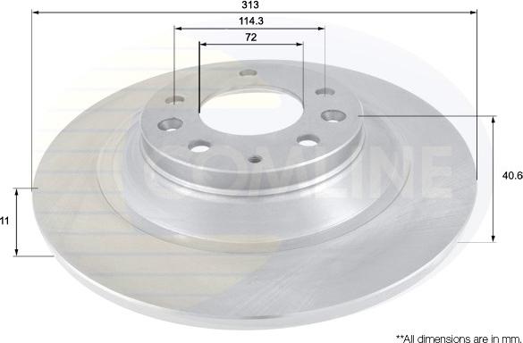 Comline ADC0467 - Bremžu diski www.autospares.lv