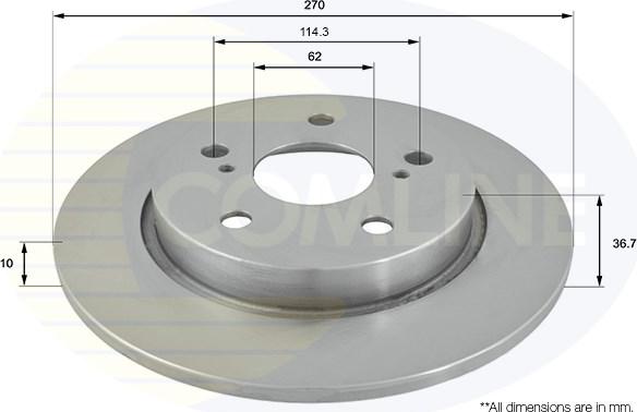 Comline ADC01146 - Bremžu diski www.autospares.lv