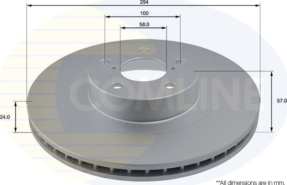 Comline ADC0814V - Bremžu diski autospares.lv