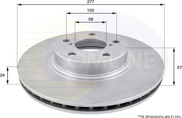 Comline ADC0811V - Bremžu diski autospares.lv