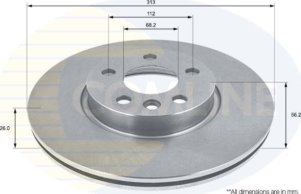 Comline ADC1441V - Brake Disc www.autospares.lv