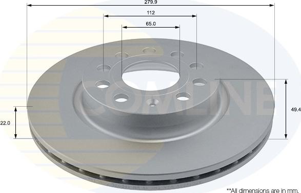 Comline ADC1456V - Bremžu diski autospares.lv