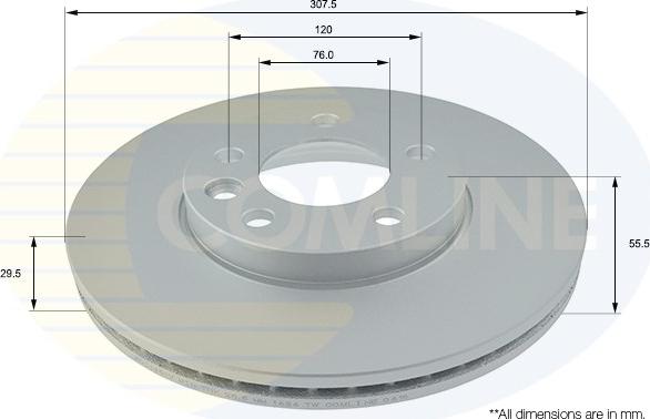 Comline ADC1451V - Brake Disc www.autospares.lv