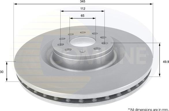 Comline ADC1469V - Bremžu diski autospares.lv