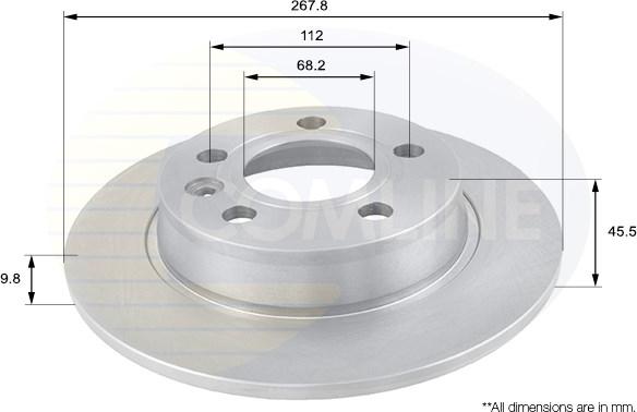 Comline ADC1429 - Bremžu diski autospares.lv