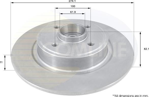 Comline ADC1540 - Bremžu diski autospares.lv