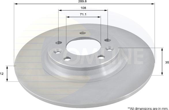 Comline ADC1551 - Bremžu diski autospares.lv