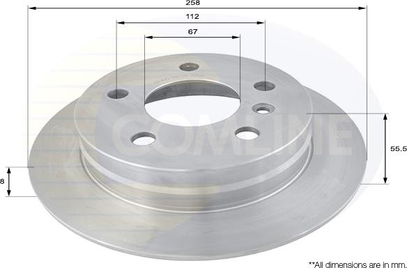 Comline ADC1643 - Bremžu diski autospares.lv