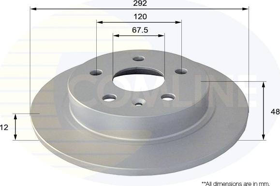 Comline ADC1145 - Bremžu diski autospares.lv