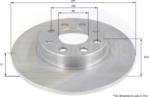 Comline ADC1140 - Bremžu diski www.autospares.lv