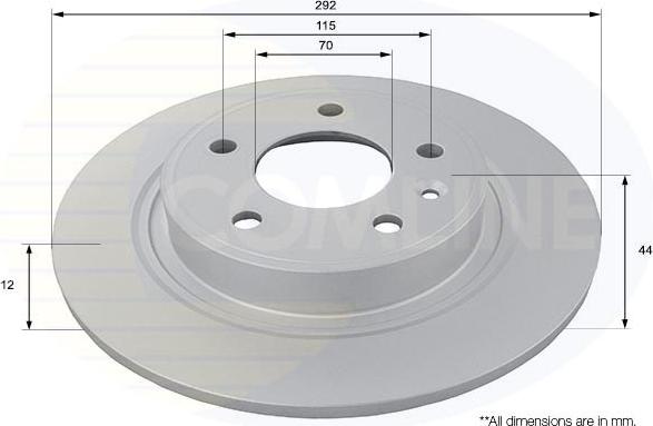 Comline ADC1154 - Bremžu diski www.autospares.lv