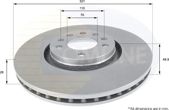 Comline ADC1157V - Bremžu diski autospares.lv