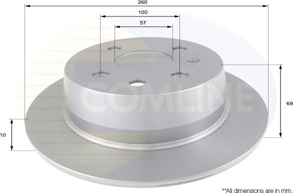 Comline ADC1119 - Bremžu diski autospares.lv