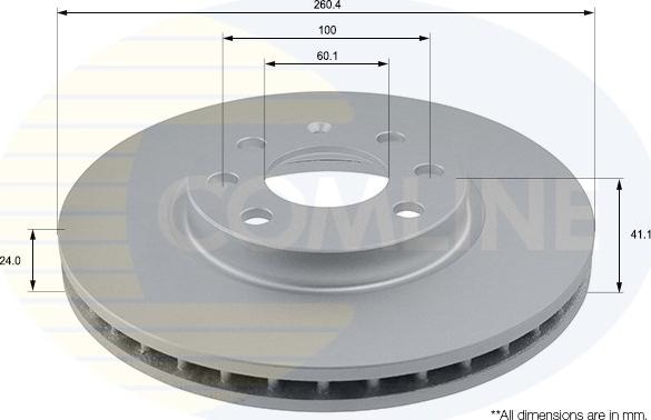 Comline ADC1112V - Bremžu diski autospares.lv