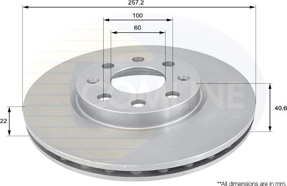 Comline ADC1138V - Bremžu diski autospares.lv